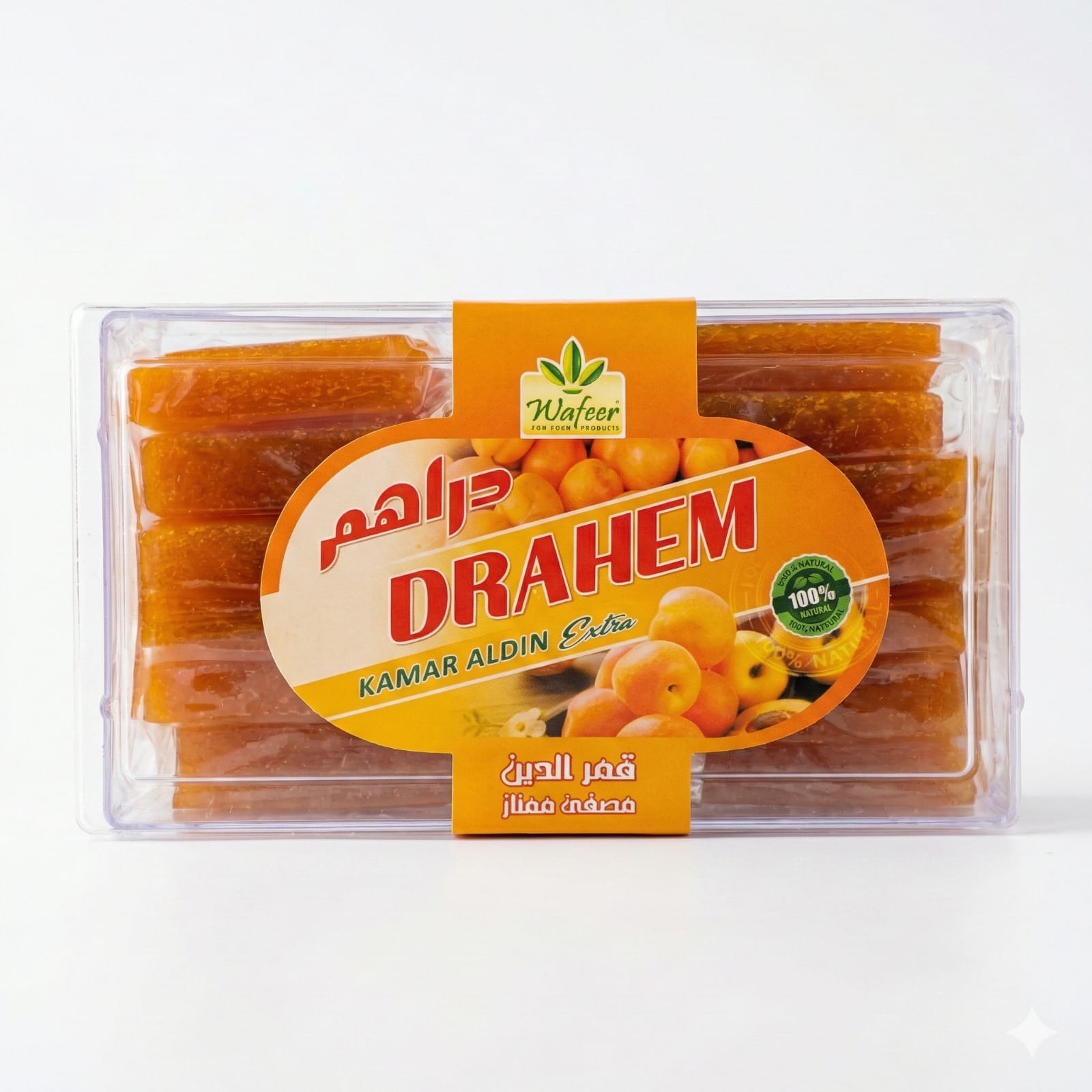 دراهم قمر الدين ملفوف عبوة 400 جم